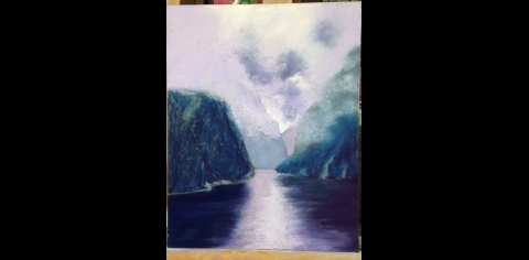 PASTEL STUDY NEW PAINTING, 